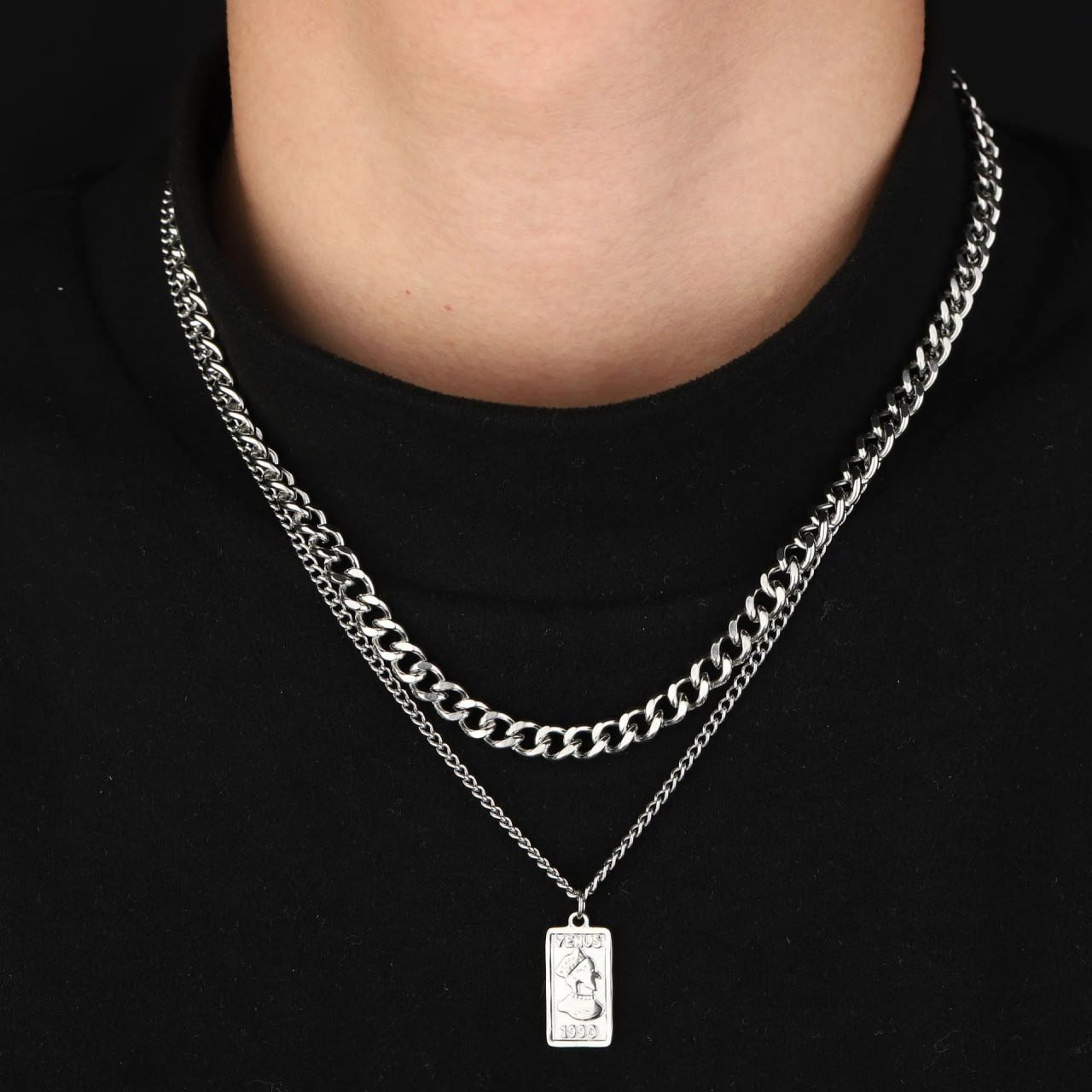 Hip-hop brand necklace
