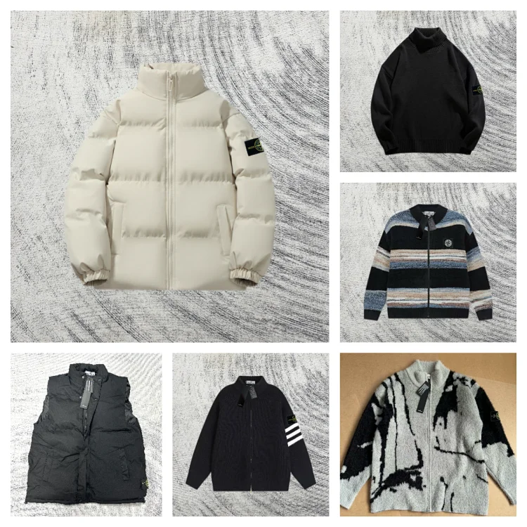 Stone Island Down Jacket and Sweater Collection [1 style]