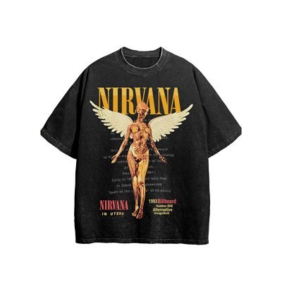Nirvana In Utero Angel T-Shirt