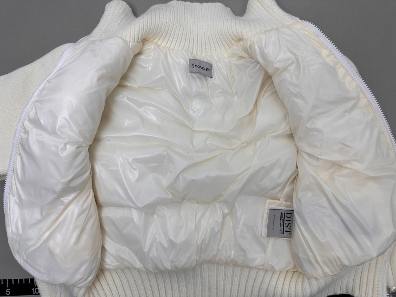 Moncler Wool Puffer Cardigan Down Jacket