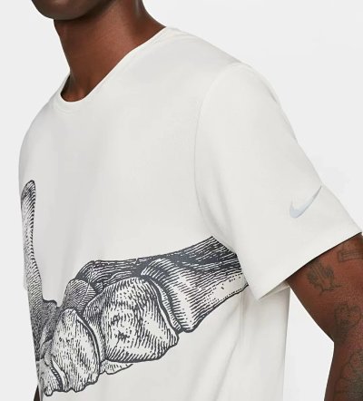 Nike T-shirt Dri-FIT UV Run Division Miler Skeleton Foot T-shirt/suit/short/tracksuit tee 40styles)