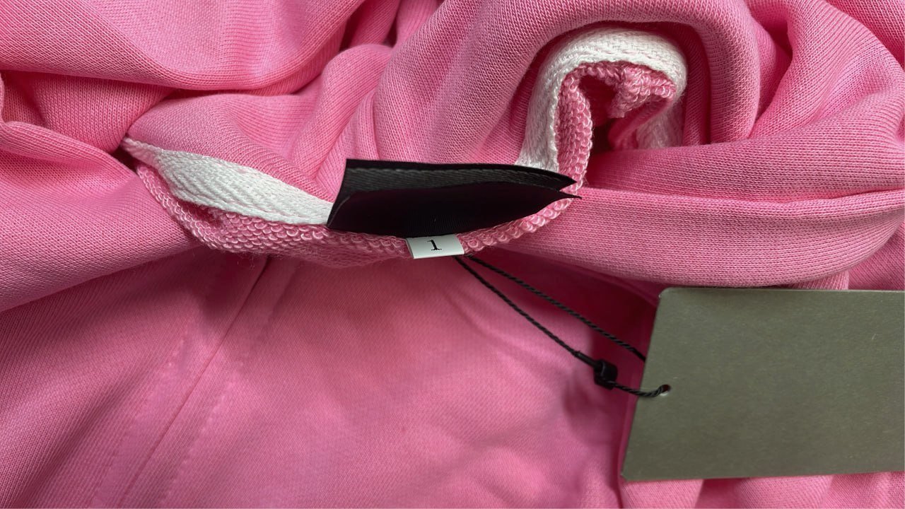 Pink Hoodie with Silver