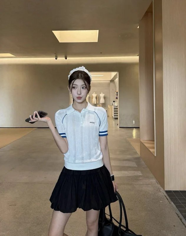 Miu Miu Knit Polo Sh