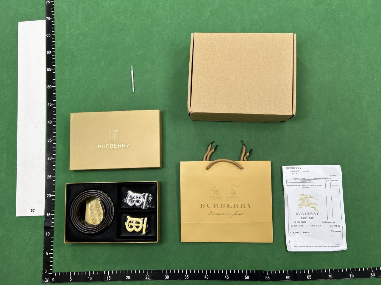 Burberry belt 