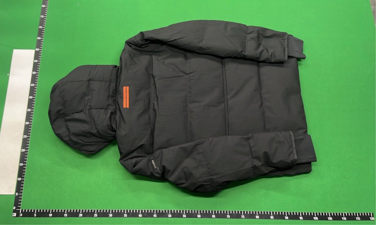  Men's Winter Grey Puffer Jacket with Hood 
