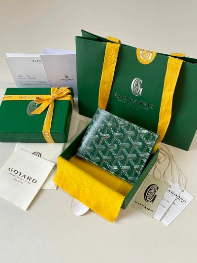 Goyard Green Leather