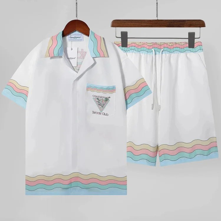 Casablanca Tennis Club Shirt/Shorts Set