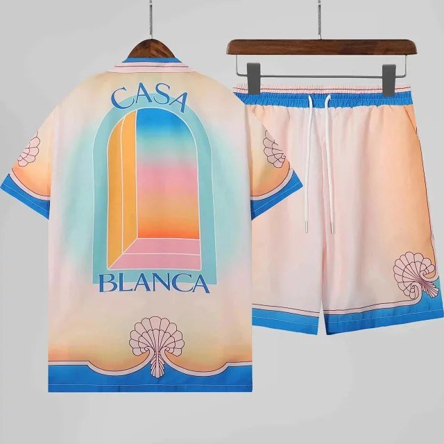 Casablanca Tennis Club Shirt/Shorts Set