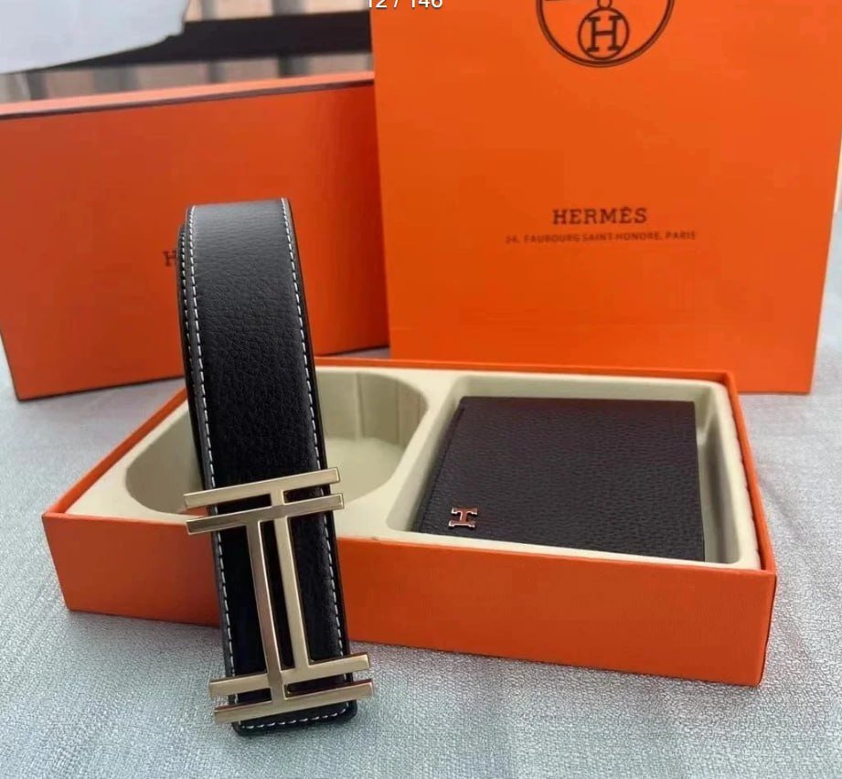 Hermès H Buckle Belt Gift Box