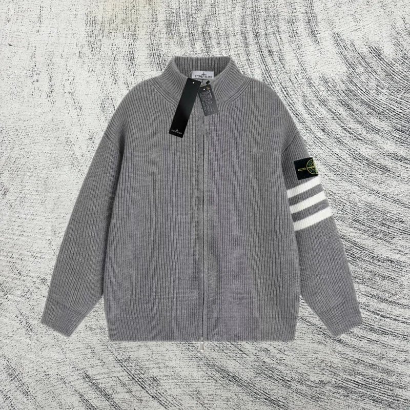 Stone Island Down Jacket and Sweater Collection