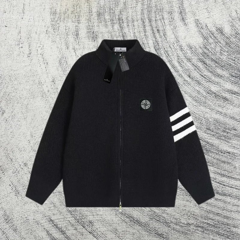Stone Island Down Jacket and Sweater Collection