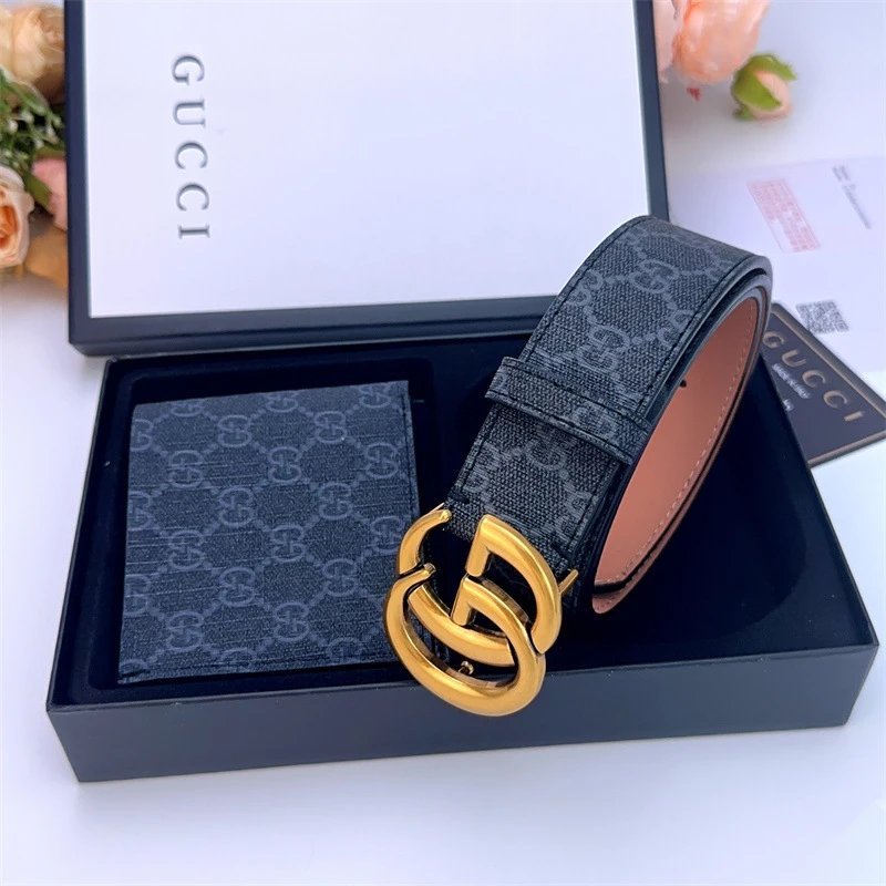 Hermès H Buckle Belt & Wallet Set