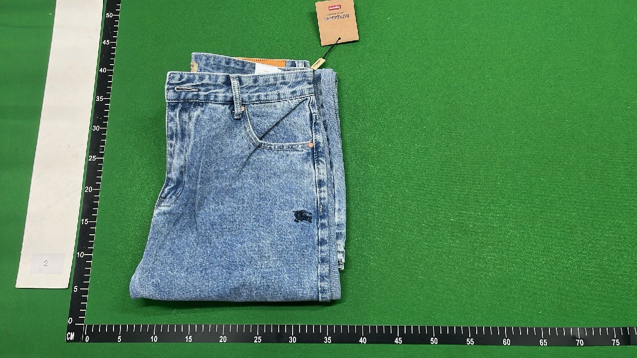 Burberry Men's Classic Fit Denim Jeans with Logo Patch